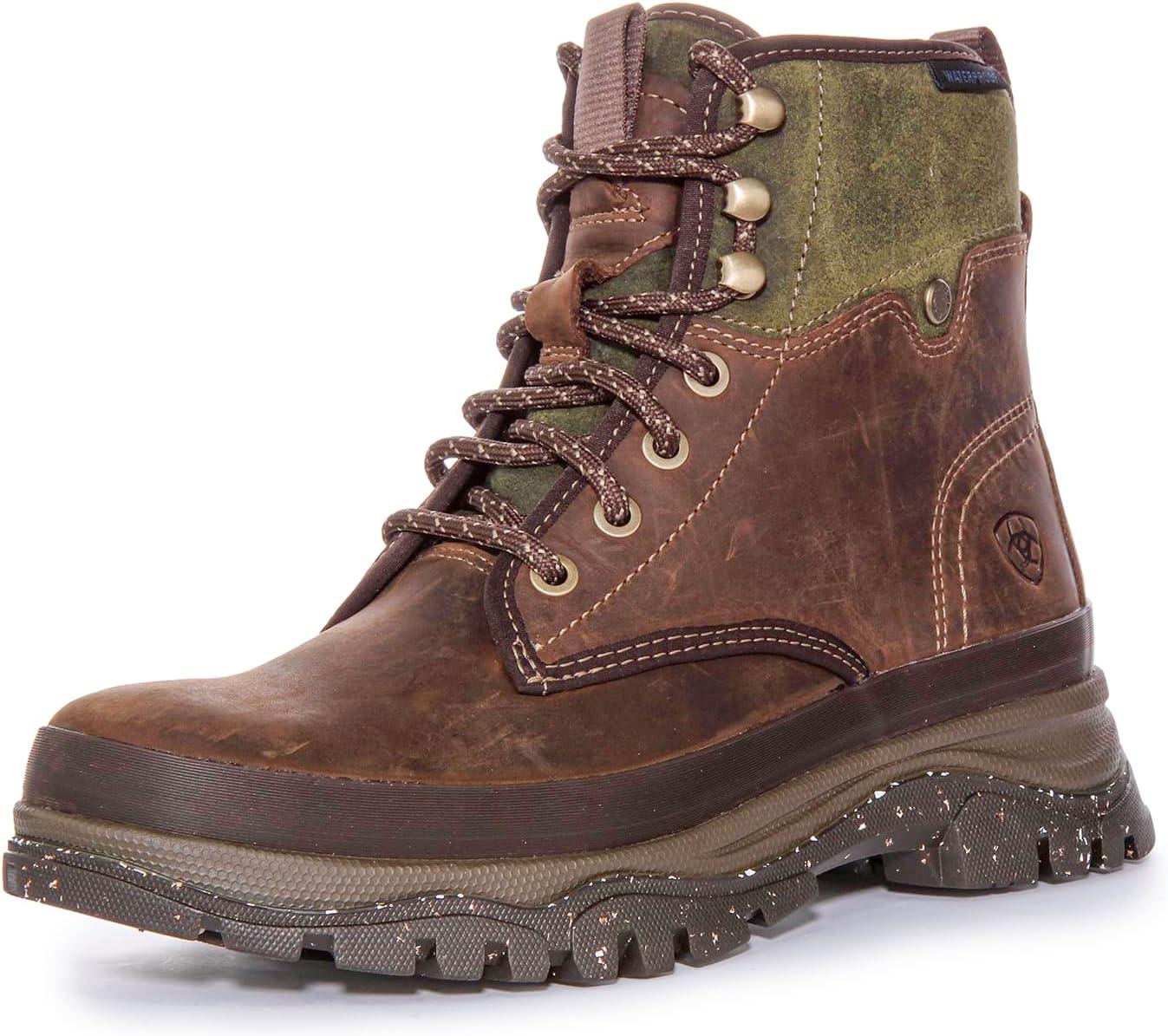 imageARIAT Womens Moresby Waterproof Boot HikingOily Distressed Brown