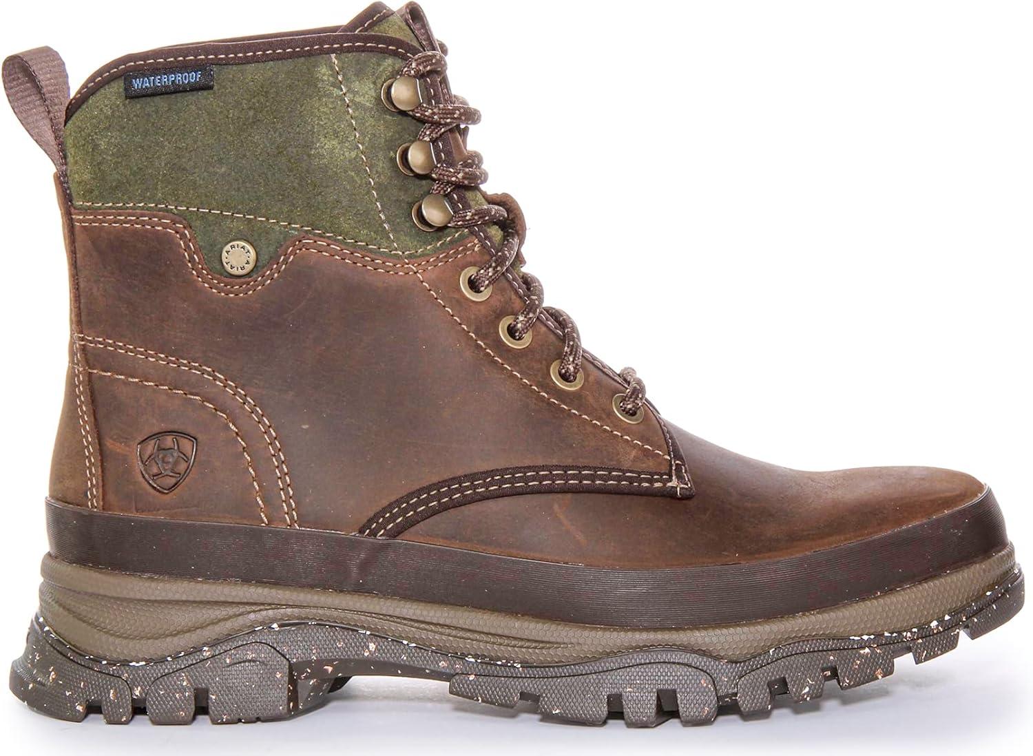 imageARIAT Womens Moresby Waterproof Boot HikingOily Distressed Brown