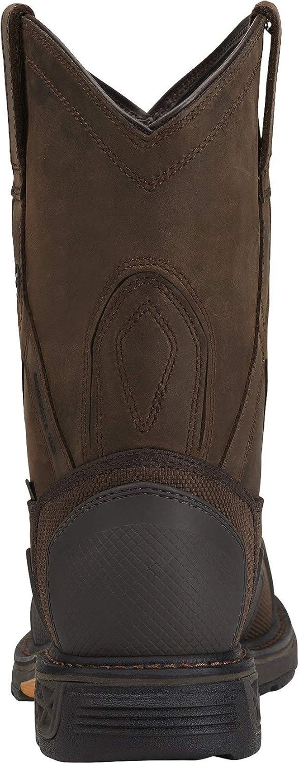 imageAriat Mens Overdrive Xtr Waterproof Composite Toe Work BootBrown WovenOily Distressed Brown