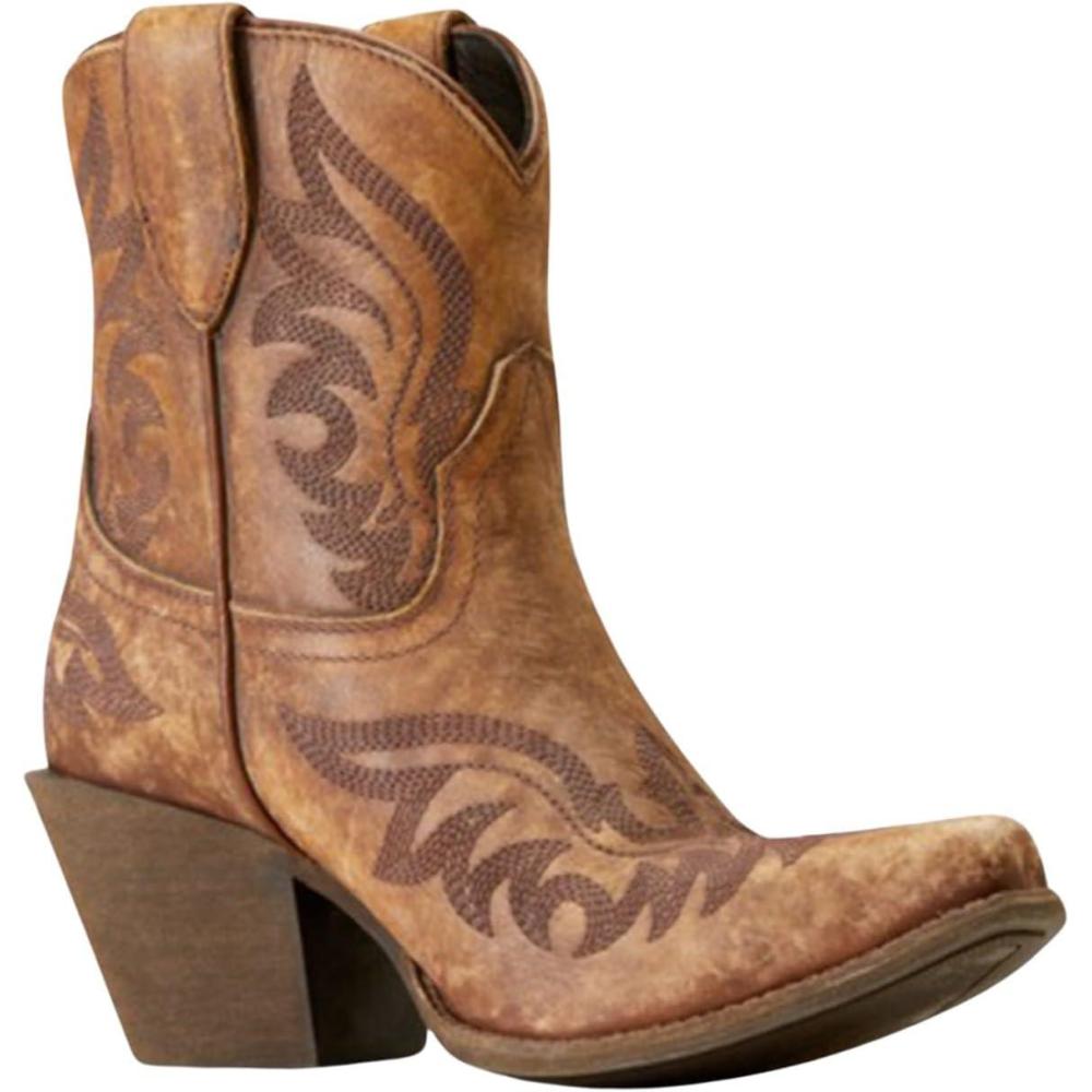 imageARIAT womens Jukebox Western BootNaturally Distressed Brown