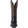 ARIAT BMVY9 Womens Heritage R Toe StretchFit Western Boot Black Deertan 7.5