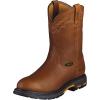ARIAT Men’s Workhog Waterproof Saddle Vamp Boots(Aged Bark/Army Green)