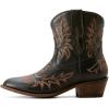 ARIAT Women’s Carlin Bootie Western Boot(Luxe Black)