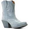 ARIAT womens Jukebox Western Boot(Baby Blue Jean Suede)