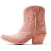 ARIAT womens Jukebox Western Boot(Carnation Pink Suede)