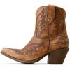 ARIAT womens Jukebox Western Boot(Naturally Distressed Brown)