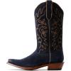 ARIAT womens Jukebox Western Boot(Polo Blue Suede)