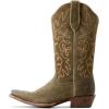 ARIAT womens Jukebox Western Boot(Soft Olive Suede)