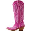 Ariat Women’s Cassanova Western Boot(Haute Pink Suede)