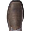 Ariat mens Big Rig Composite Toe Work Boot(Iron Coffee/Slate)