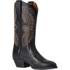 ARIAT BMVY9 Womens Heritage R Toe StretchFit Western Boot Black Deertan 7.5