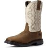 ARIAT Groundbreaker Square Toe H2O Steel Toe Mens Boot(Rye Brown/Cream)