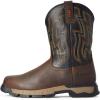 ARIAT mens Rebar Flex Western Waterproof Work Boot(Dark Brown/Black)
