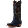 ARIAT womens Jukebox Western Boot(Polo Blue Suede)
