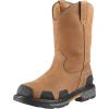 Ariat Men’s Overdrive Pull-on Waterproof Composite Toe Work Boot(Dusted Brown)