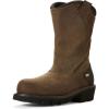 Ariat Men’s Powerline Pull-on Waterproof 400g Composite Toe Work Boot(Oiled Dark Brown)