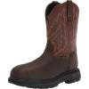 Ariat mens Big Rig Composite Toe Work Boot(Dark Brown/Distressed Brown)