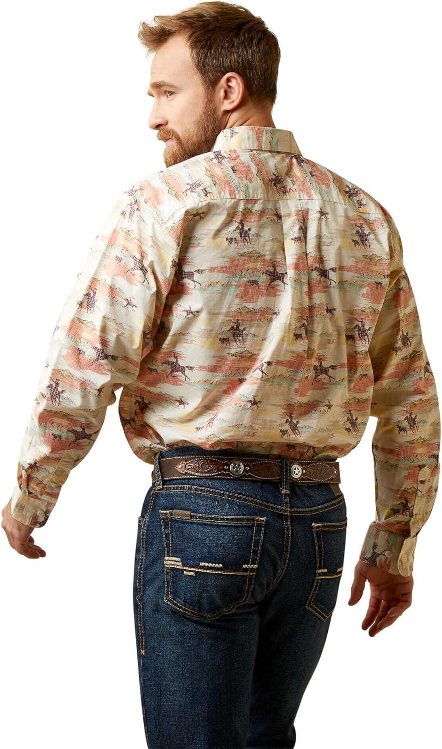 imageARIAT Mens August Classic Fit ShirtYellow