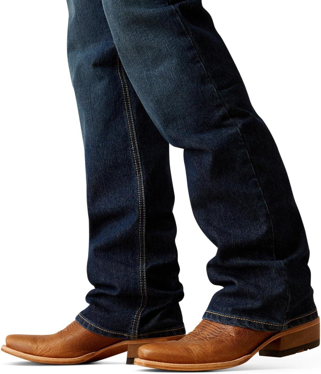 imageARIAT Mens M4 Relaxed Stretch Goldfield Boot Cut JeanHampton