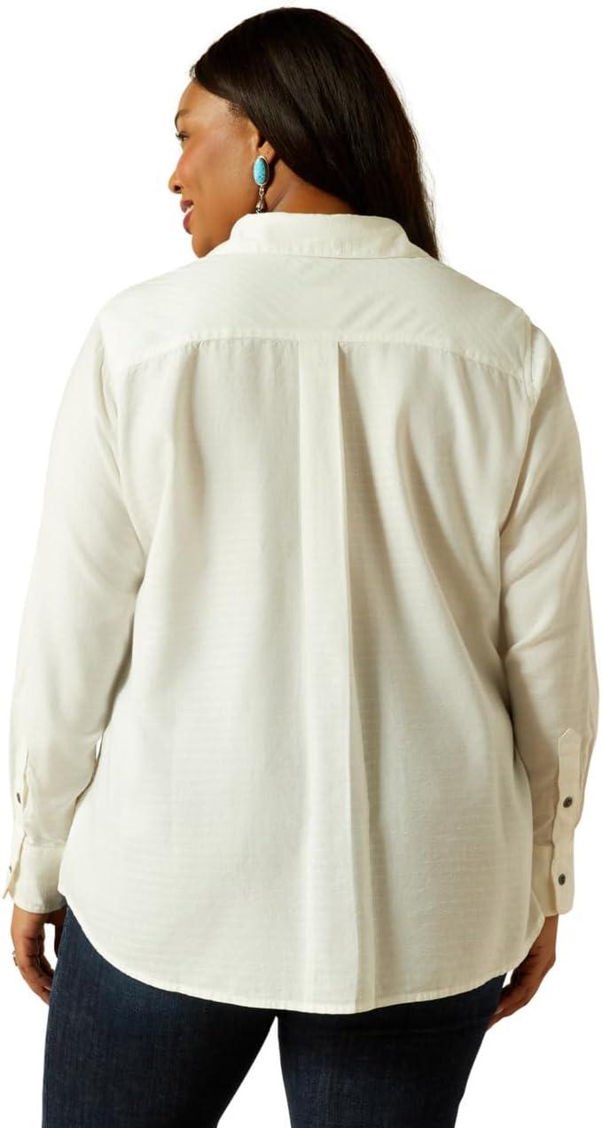 imageAriat Womens Real Billie Jeans ShirtCloud Dancer Dobby