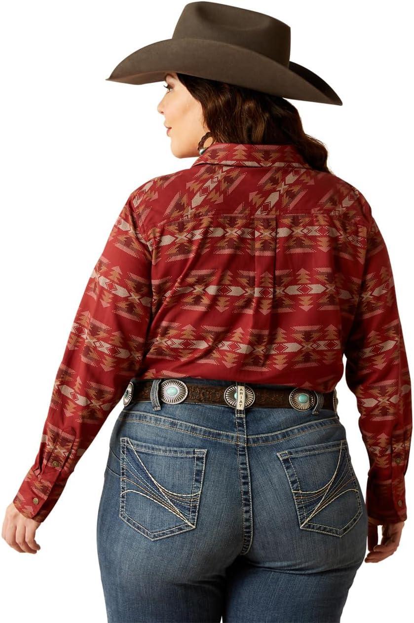 imageAriat Womens Real Billie Jeans ShirtSadie Southwest Print