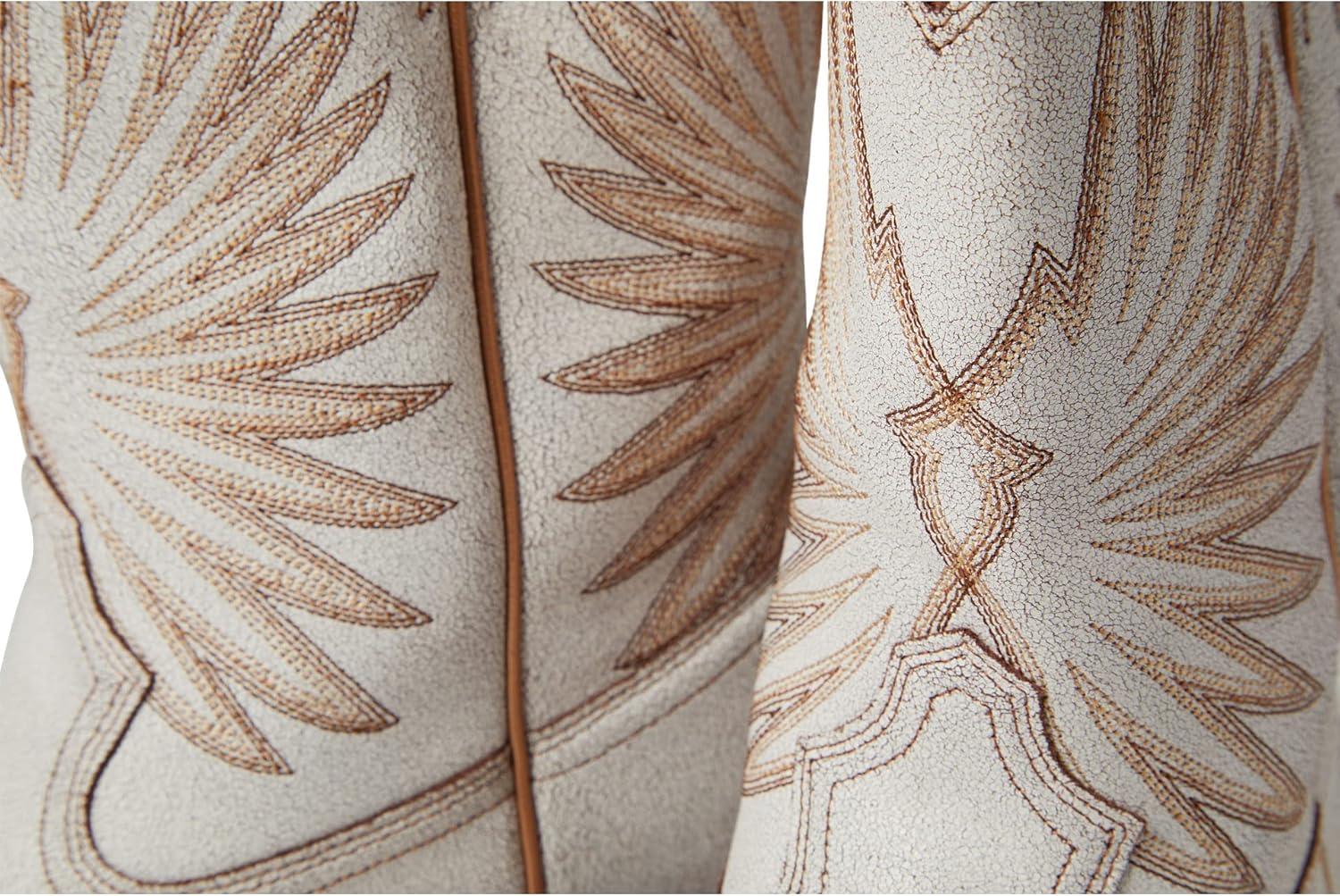 imageAriat womens Wms Goldie Distrsd WhtWestern BootDistressed White