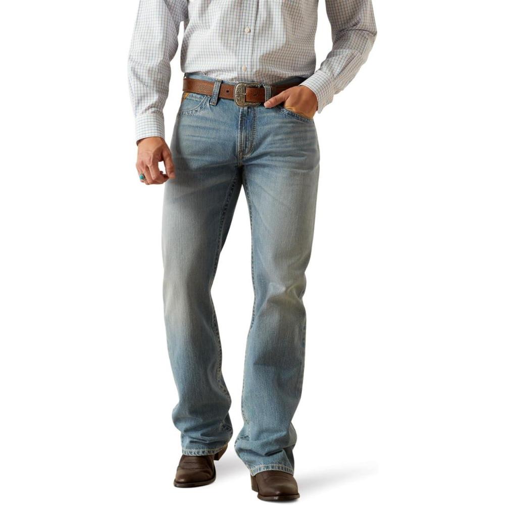 imageARIAT Mens M4 Relaxed Stretch Goldfield Boot Cut JeanCorralitos