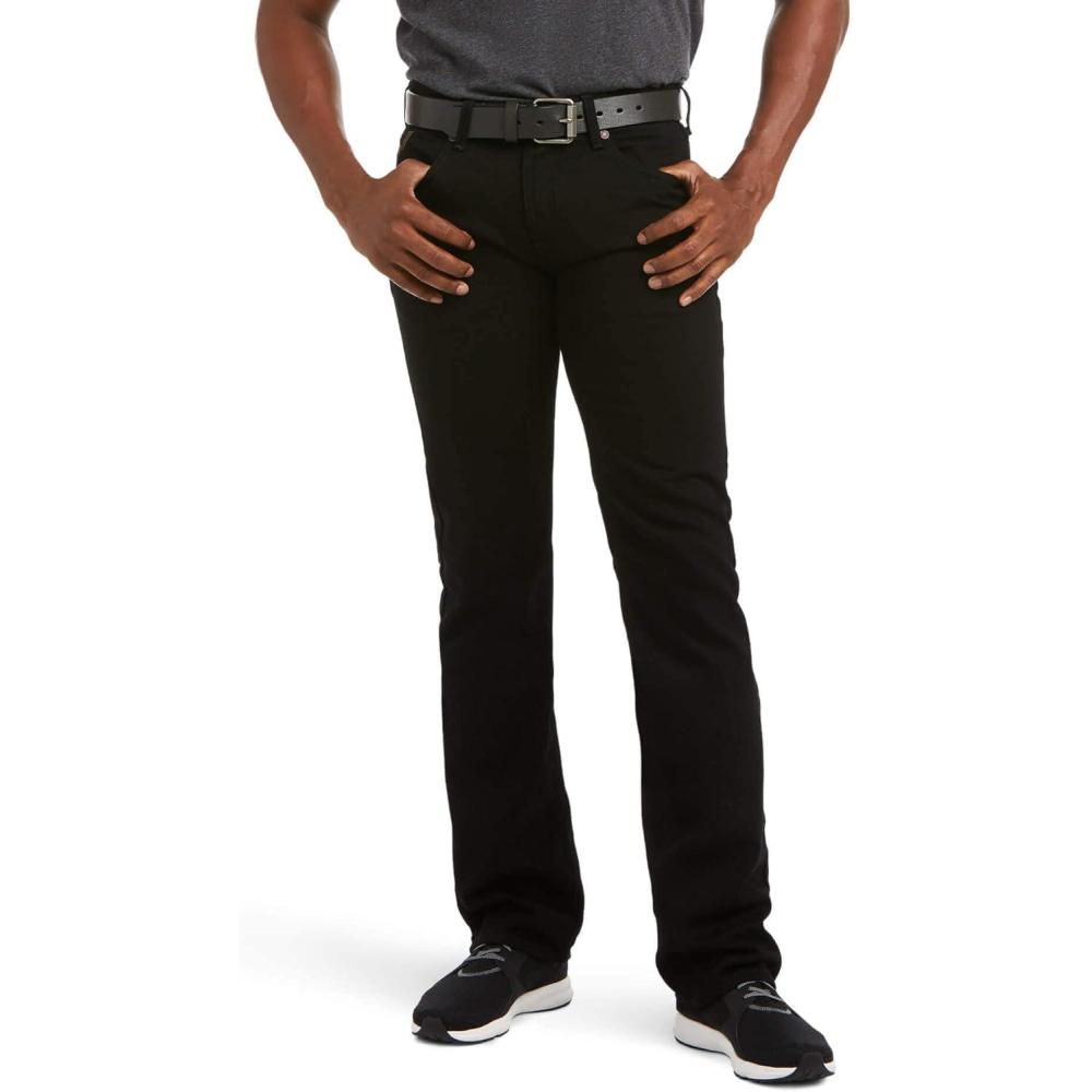 imageARIAT Mens M7 Slim Legacy Straight JeanBlack