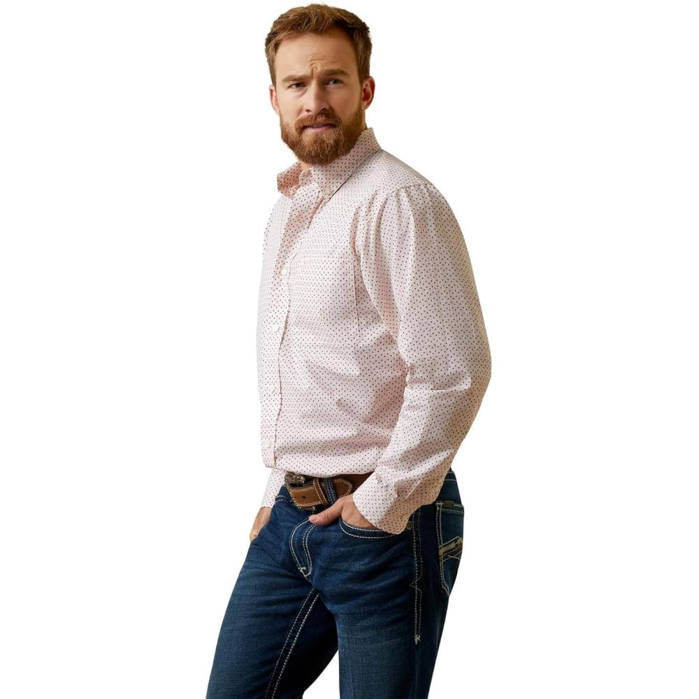 imageARIAT Mens Oz Fitted Shirt Peach XSmall US