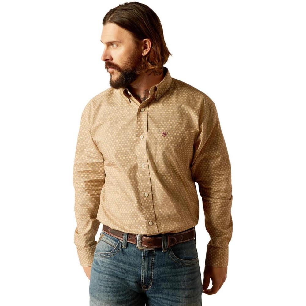 imageARIAT Mens Pro Series Classic Fit ShirtKhaki