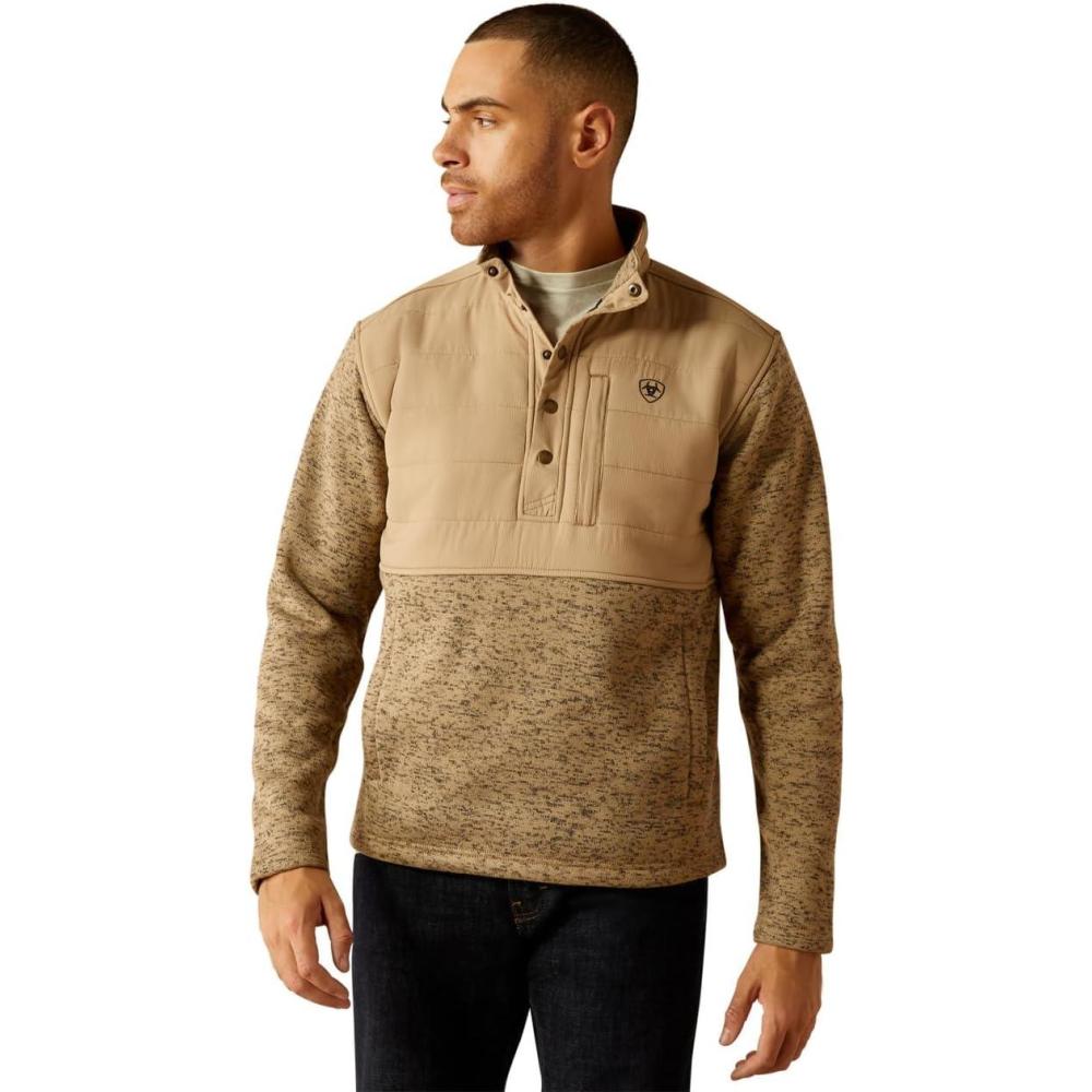 imageARIAT mens Caldwell Reinforced Snap SweaterChinchilla