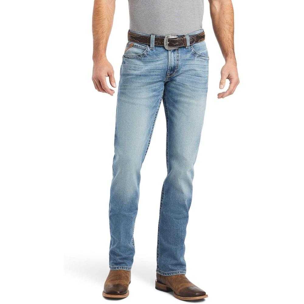imageAriat Mens M4 Relaxed Madera Straight Leg JeanBlue