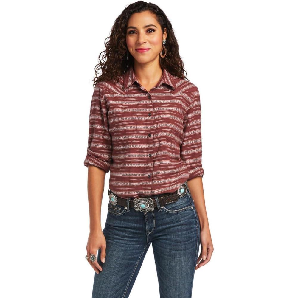 imageAriat Womens Real Billie Jeans ShirtRed