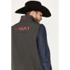 ARIAT Big & Tall Logo 2.0 Softshell Jacket(Charcoal/Americana)