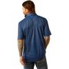 ARIAT Men’s All Over Print Polo(Blue Depths)
