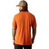 ARIAT Mens Barb Shield T-Shirt(Adobe Heather)