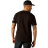 ARIAT Mens Barb Shield T-Shirt(Black)
