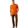 ARIAT Mens Barb Shield T-Shirt(Rust)