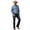 ARIAT Mens Javier Classic Fit Shirt(Blue)