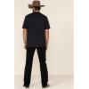 ARIAT Men’s M5 Slim Stretch Legacy Black Stackable Straight Leg Jean(Black)