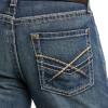 ARIAT Mens M5 Straight Stretch Remming Stackable Straight Leg Jean(Deadrun)