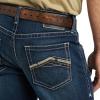 ARIAT Mens M5 Straight Stretch Remming Stackable Straight Leg Jean(Ford)