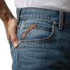 ARIAT Mens M5 Straight Stretch Remming Stackable Straight Leg Jean(Tulsa)