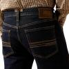 ARIAT Mens M5 Straight Stretch Remming Stackable Straight Leg Jean(Turner)