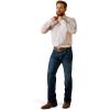 ARIAT Mens Oz Fitted Shirt, Peach, X-Small US