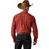 ARIAT Men’s Pro Series Classic Fit Shirt(Burgundy)