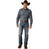 ARIAT Men’s Pro Series Classic Fit Shirt(Chambray Blue)