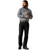 ARIAT Men’s Pro Series Classic Fit Shirt(Grey)