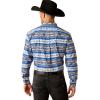 ARIAT Men’s Pro Series Classic Fit Shirt(Royal Blue)