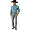 ARIAT Men’s Pro Series Classic Fit Shirt(Teal)